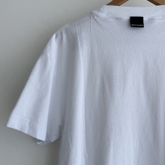 Palm Angels Shirt Mens Medium Palm Tree Logo Streetwear Minimalist Modern Basic - Picture 6 of 14